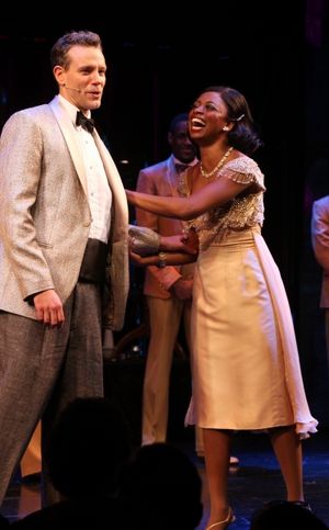 Adam Pascal with Montego Glover  Photo