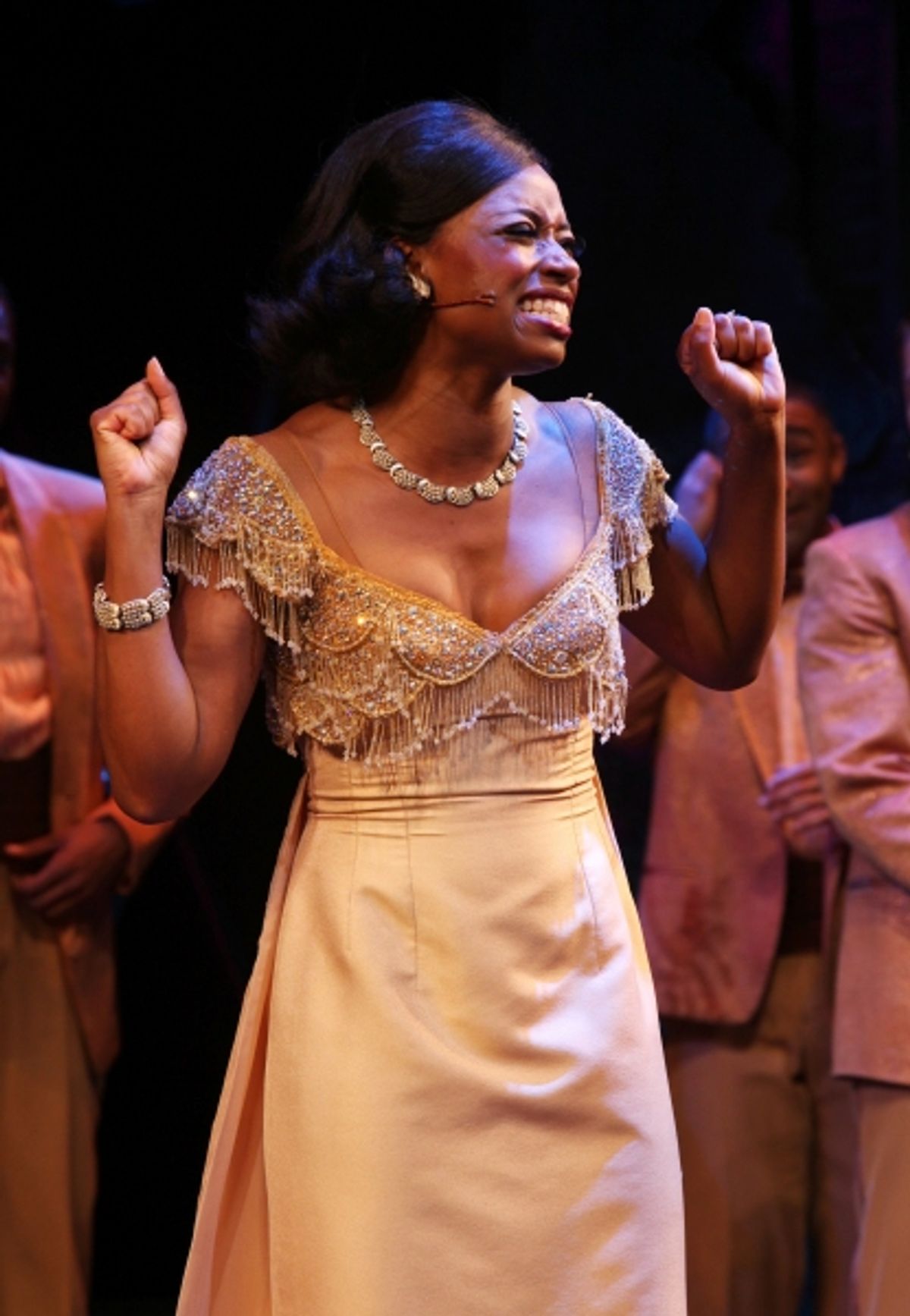 Adam Pascal with Montego Glover  at 