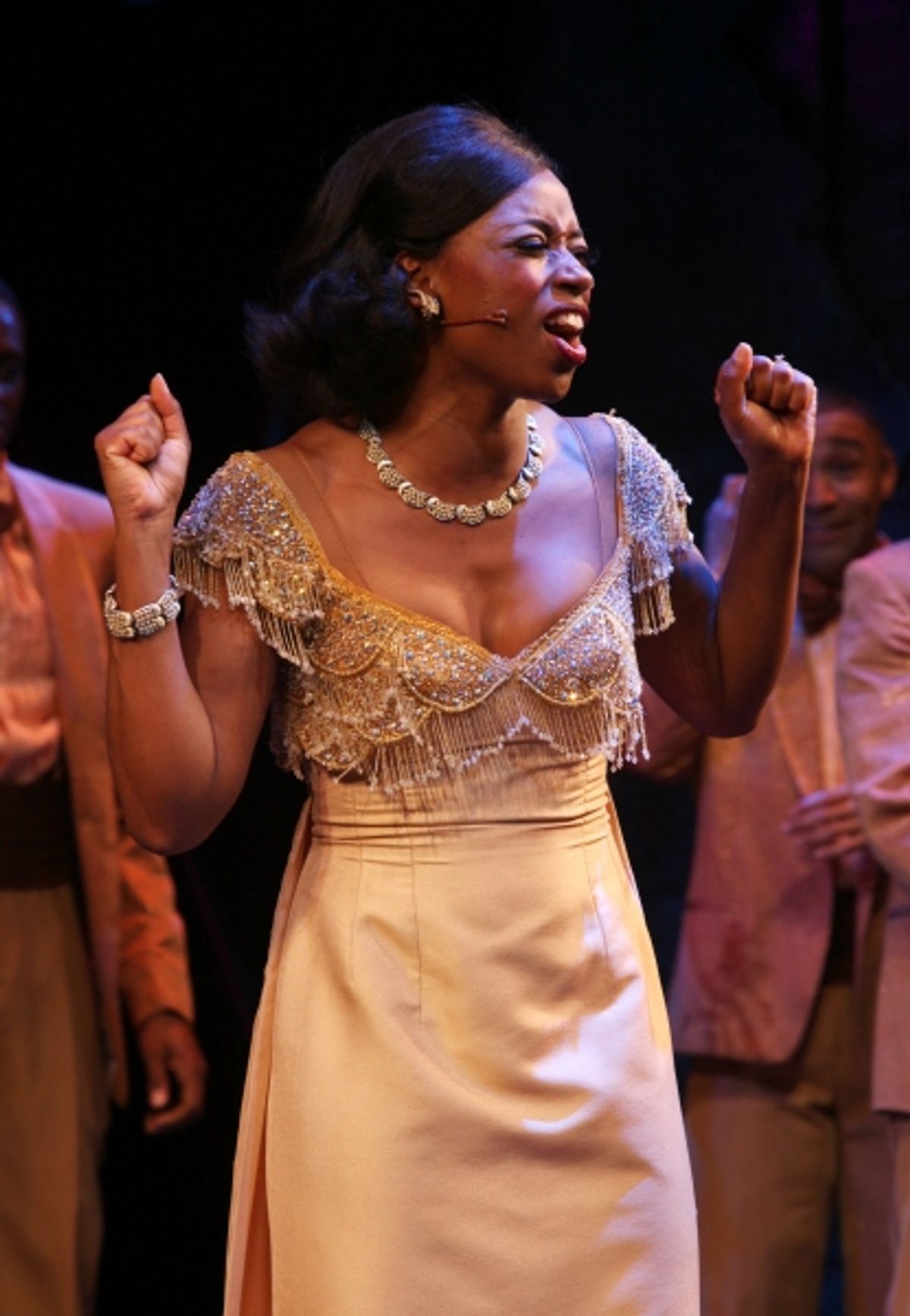 Adam Pascal with Montego Glover  at 