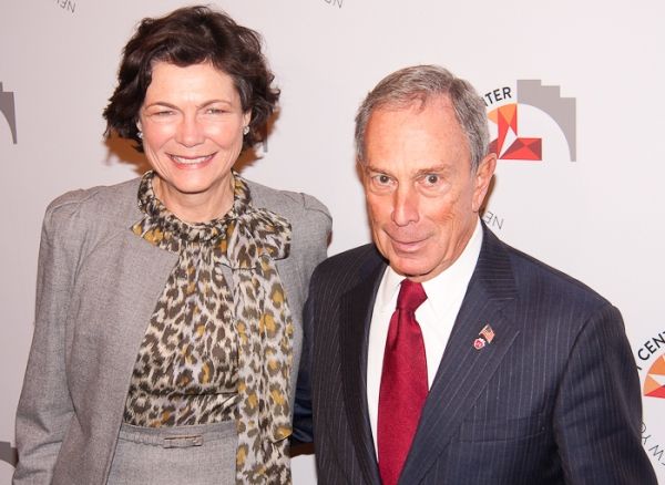 Diana Taylor and Mayor Michael Bloomberg Photo