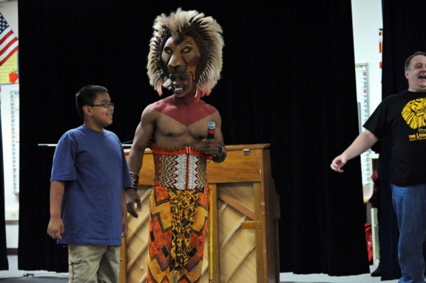 Photo Flash: THE LION KING Visits Walter V. Long Elementary Photo Flash: THE LION KING Visits Walter V. Long Elementary Image