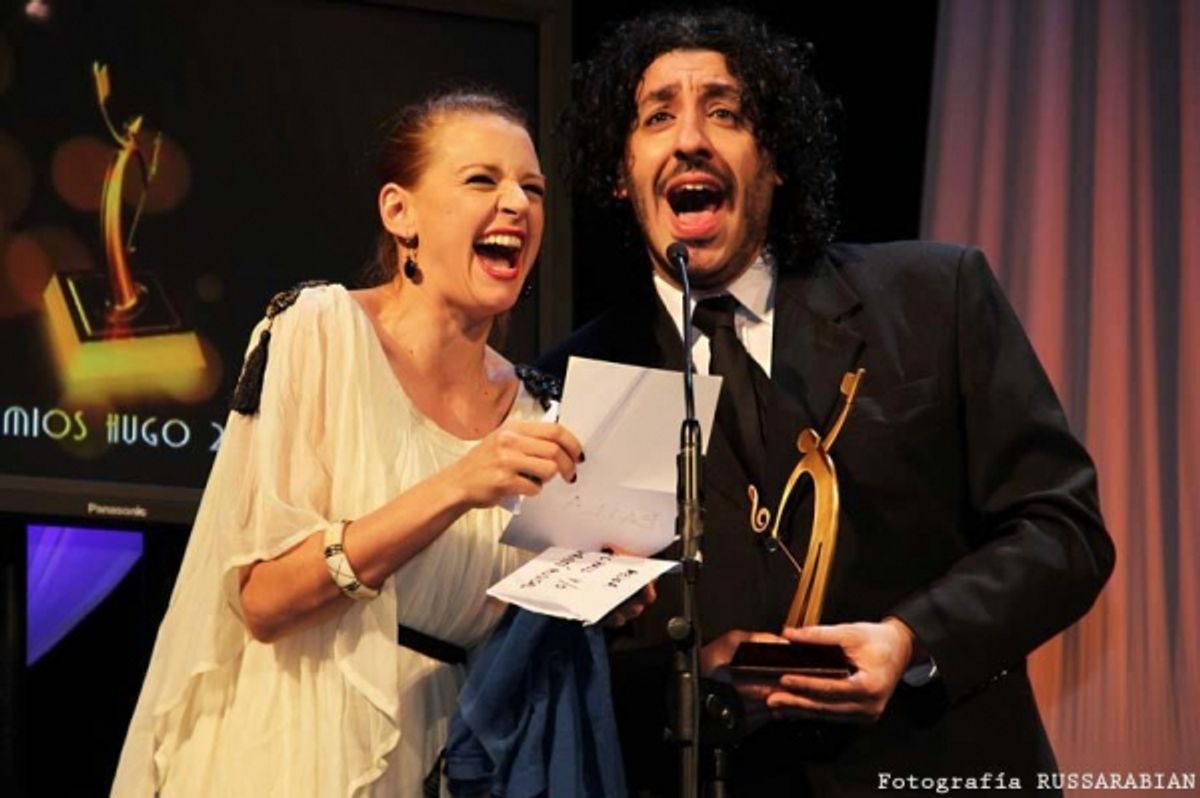 Laura Azcurra and Pablo Sultani at 