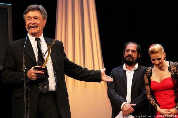 Alberto Favero, Julio Chavez and Karina K Photo