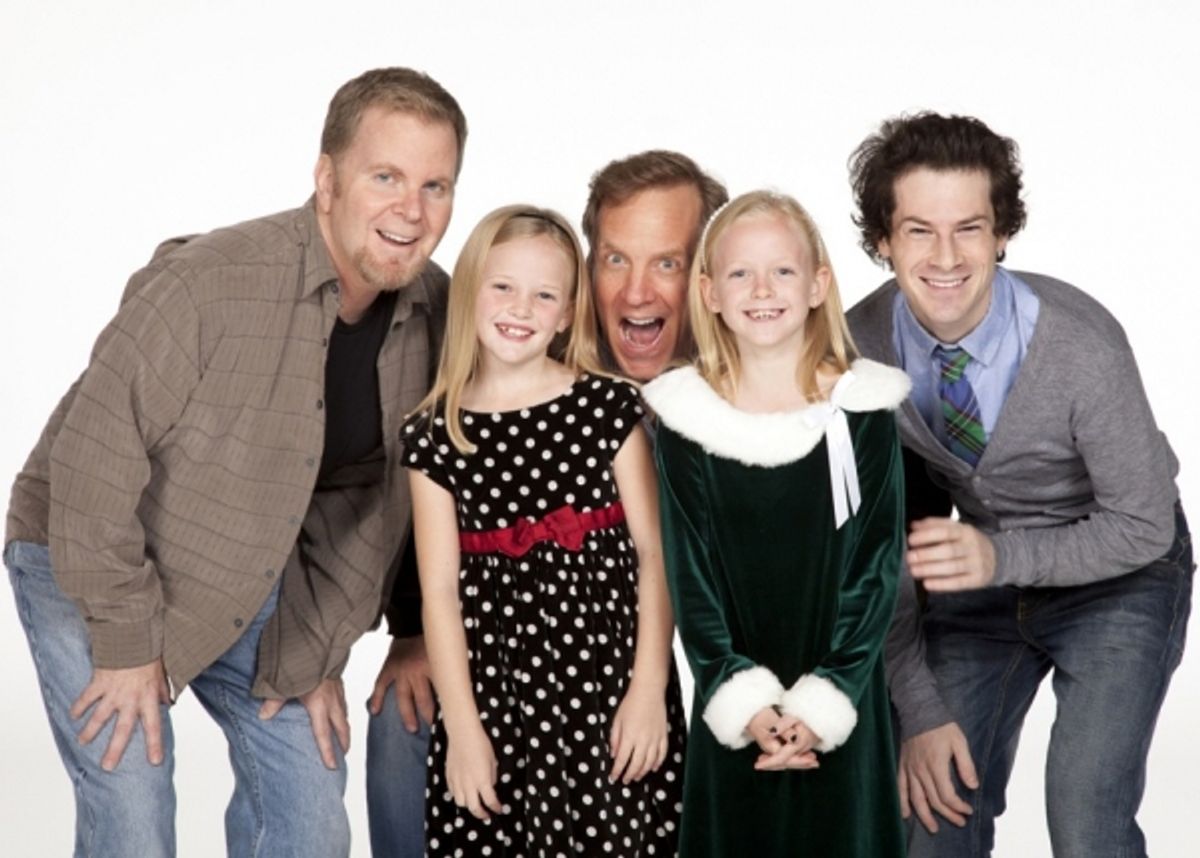 Steve Gunderson appears as Old Max, Remy Margaret Corbin as Cindy-Lou Who, Steve Blanchard as The Grinch, Caitlin McAuliffe as Cindy-Lou Who and Logan Lipton as Young Max at 