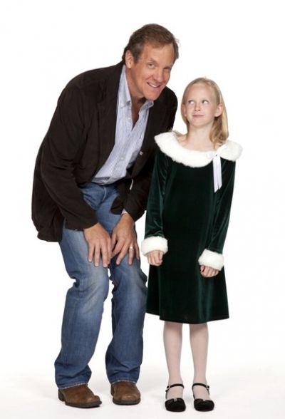 Steve Blanchard stars as The Grinch and Caitlin McAuliffe as Cindy-Lou Who Photo