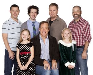 The cast and creative team of Dr. Seuss' How the Grinch Stole Christmas! at The Old Globe: (back row) musical director Ron Colvard, actors Logan Lipton and Steve Gunderson and director James Vasquez and (front row) actors Remy Margaret Corbin, Steve Blanc @ BroadwayWorld The cast and creative team of Dr. Seuss' How the Grinch Stole Christmas! at The Old G Photo