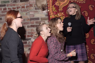 Jennifer Laura Thompson, Sarah Salzberg, Celia Keenan-Bolger, Amanda Watkins Photo