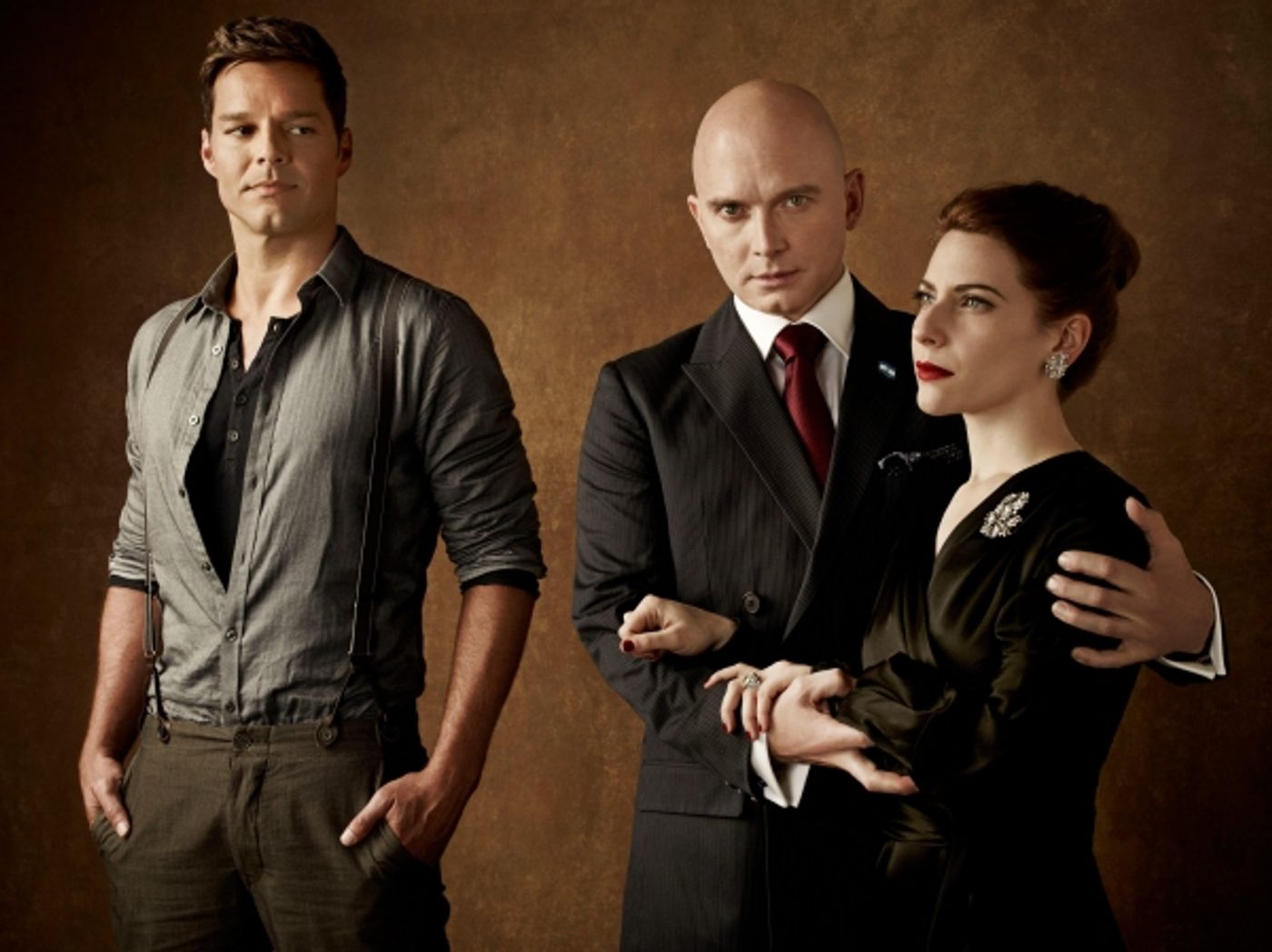 Photo Flash: First Look at EVITA's Stars - Ricky Martin, Elena Roger & Michael Cerveris; Previews Start March 12  Image