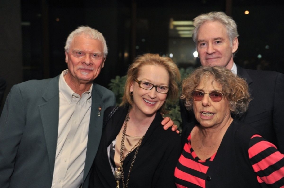 Steven Cohen, Meryl Streep, Rosemarie Tichler, and Kevin Kline at 