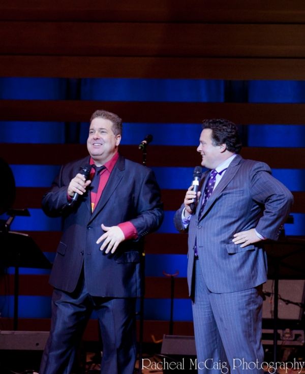 The Two Pseudolus's: Bruce Dow and Sean Cullen Photo