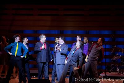 Bruce Dow and Sean Cullen perform "Brotherhood of Man" with Ryerson students Photo