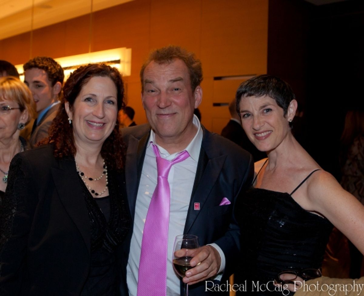 Director and Event Organizer Peggy Shannon with Des McAnuff and Mindy Cooper
 at 