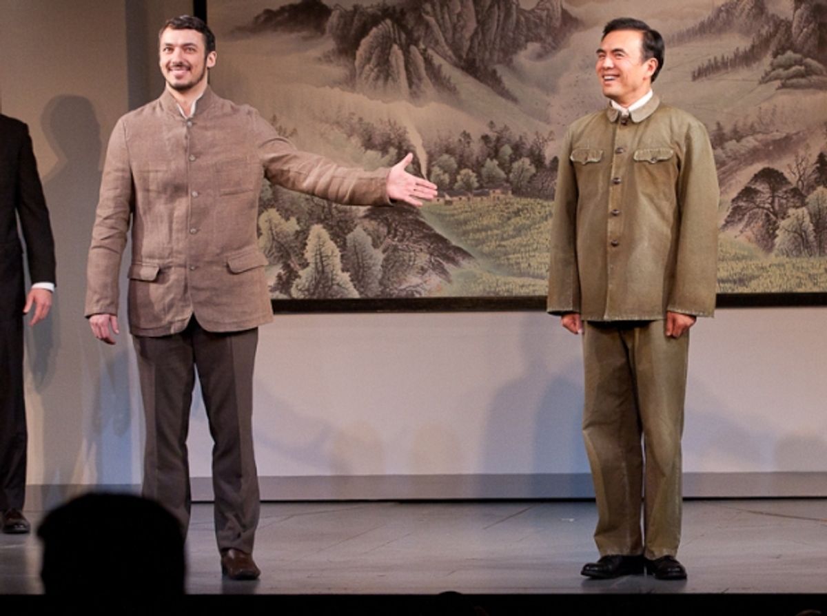 Stephen Pucci and Jennifer Lim, Gary Wilmes, and Larry Lei Zhang at 