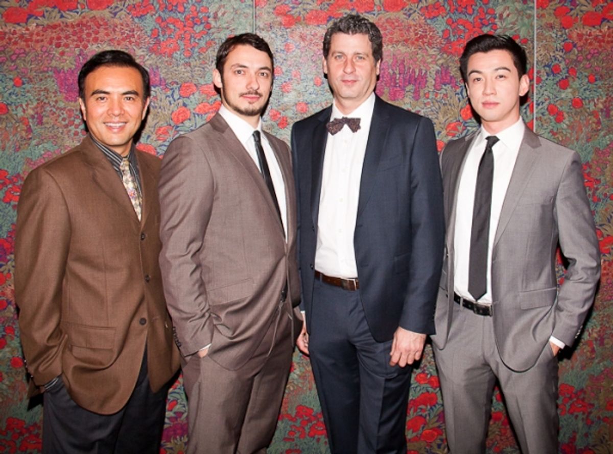Larry Lei Zhang, Stephen Pucci, Gary Wilmes and Johnny Wu at 