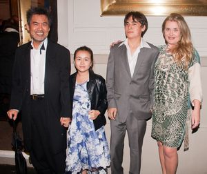 David Henry Hwang with family @ BroadwayWorld David Henry Hwang with family Photo