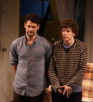 Justin Bartha & Jesse Eisenberg @ BroadwayWorld Justin Bartha & Jesse Eisenberg Photo