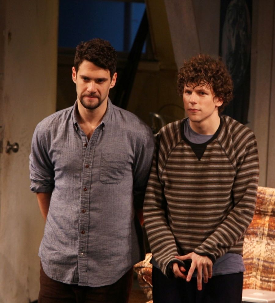 Photo Coverage: Jesse Eisenberg, Justin Bartha Open ASUNCION at Cherry Lane! Image