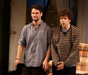 Justin Bartha & Jesse Eisenberg @ BroadwayWorld Justin Bartha & Jesse Eisenberg Photo