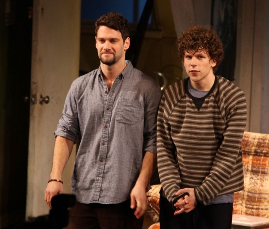 Photo Coverage: Jesse Eisenberg, Justin Bartha Open ASUNCION at Cherry Lane! Image