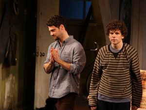 Justin Bartha & Jesse Eisenberg @ BroadwayWorld Justin Bartha & Jesse Eisenberg Photo