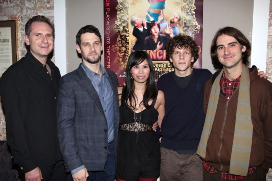 Photo Coverage: Jesse Eisenberg, Justin Bartha Open ASUNCION at Cherry Lane! Image