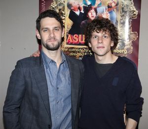 Justin Bartha & Jesse Eisenberg @ BroadwayWorld Justin Bartha & Jesse Eisenberg Photo