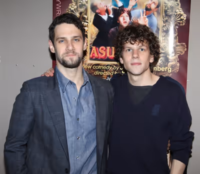 Justin Bartha & Jesse Eisenberg Photo