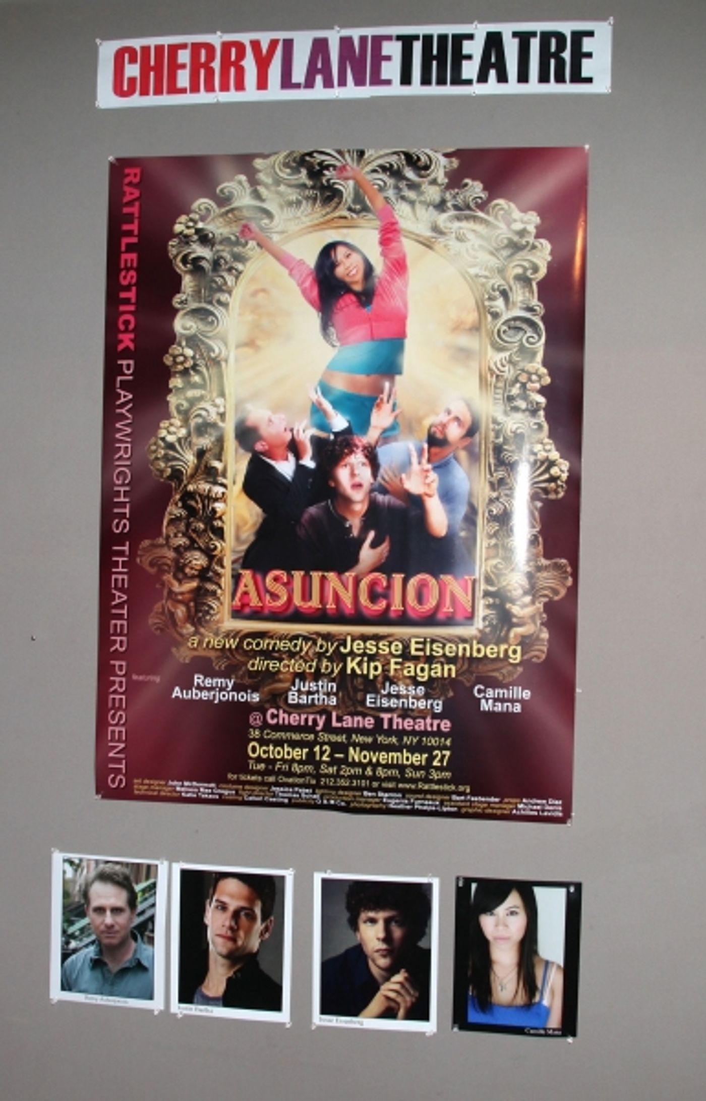 Photo Coverage: Jesse Eisenberg, Justin Bartha Open ASUNCION at Cherry Lane!  Image