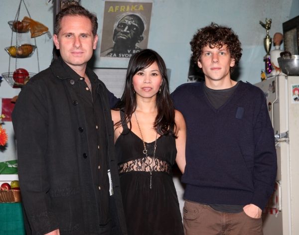 Remy Auberjonois & Camille Mana & Jesse Eisenberg Photo