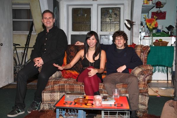 Remy Auberjonois & Camille Mana, Jesse Eisenberg Photo