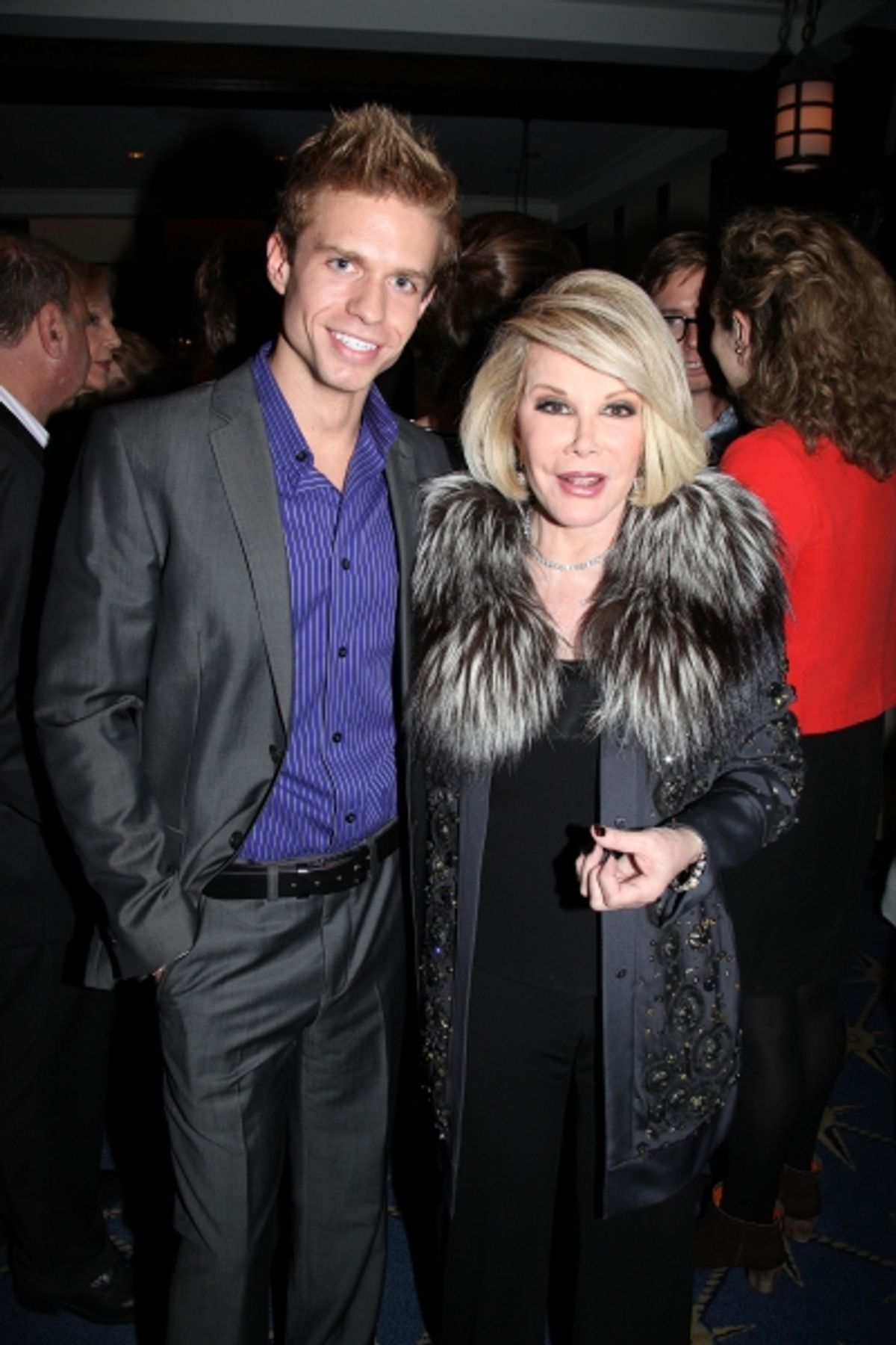 Hunter Ryan Herdlicka & Joan Rivers at 