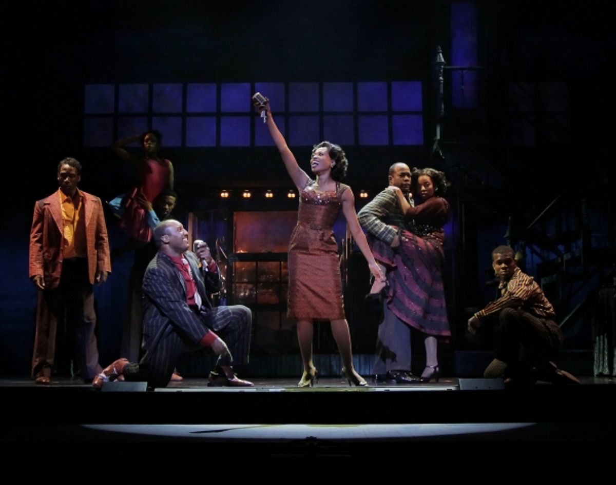 Felicia Boswell as Felicia and Quentin Earl Darrington as Delray Memphis National Tour at 