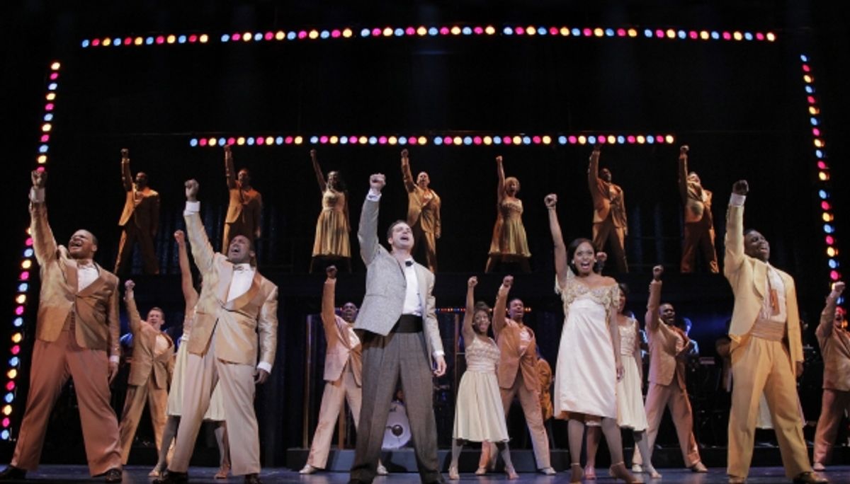 Felicia Boswell as Felicia and Quentin Earl Darrington as Delray Memphis National Tour at 