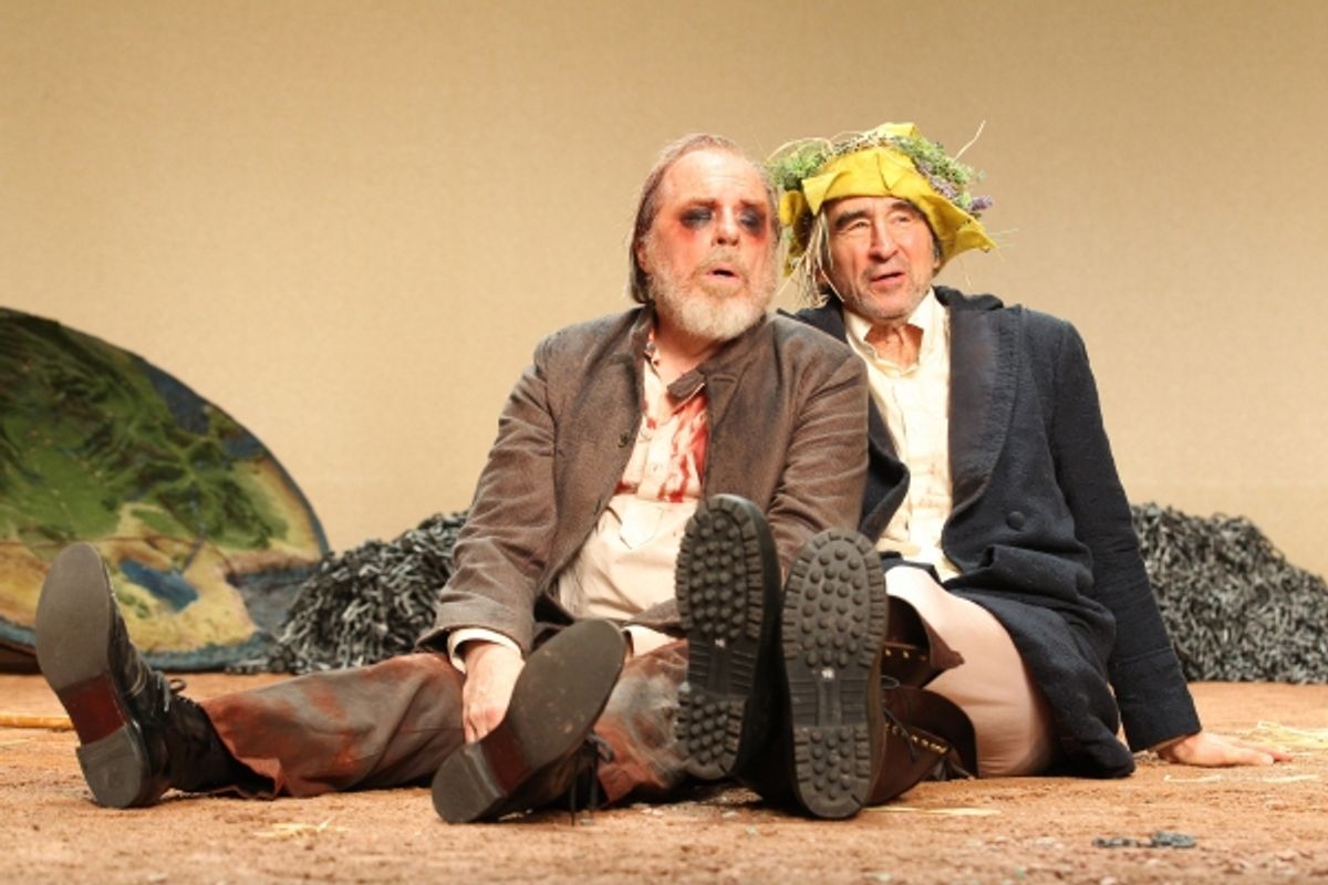 Michael McKean and Sam Waterston in King Lear, directed by James Macdonald, running at The Public Theater through November 20. Photo Credit: Joan Marcus. at 