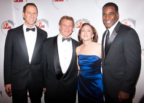  Matt Messenger, Jerry Meyer, New York City Center President Arlene Shuler and Norm L Photo