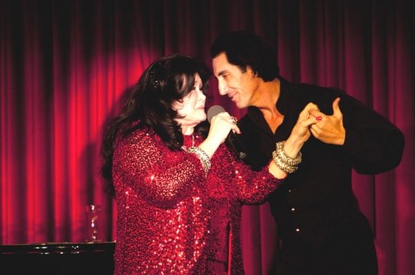 Barbara Van Orden on stage with Gordi Caballero Photo