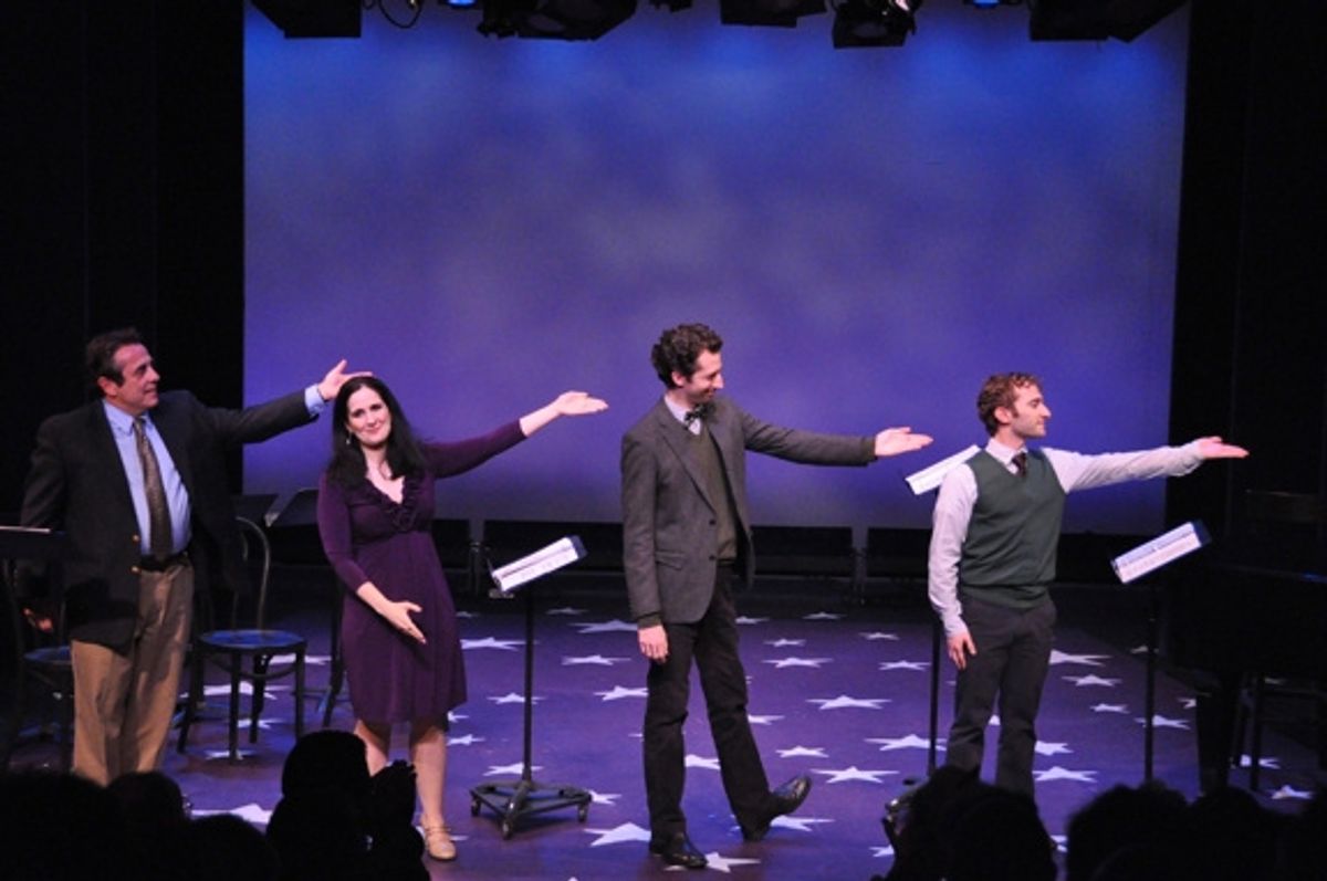 Michael McCormick, Stephanie D'Abruzzo, Josh Grisetti and Ben Liebert at 