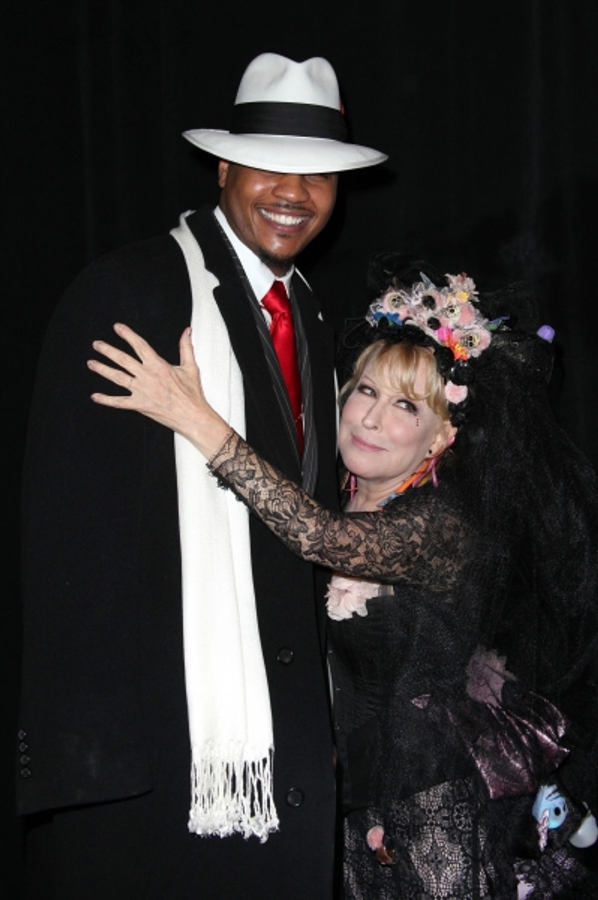 Carmelo Anthony & Bette Midler at 