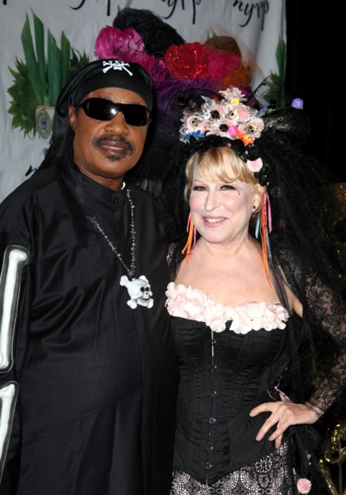 Stevie Wonder & Bette Midler  at 