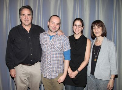 Tim Sanford, Jordan Harrison, Anne Kauffman and Leslie Marcus  Photo