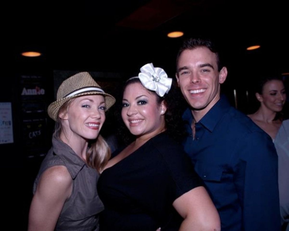 Nikki Tomlinson, Victoria Morgan and Clay Stefanki at 