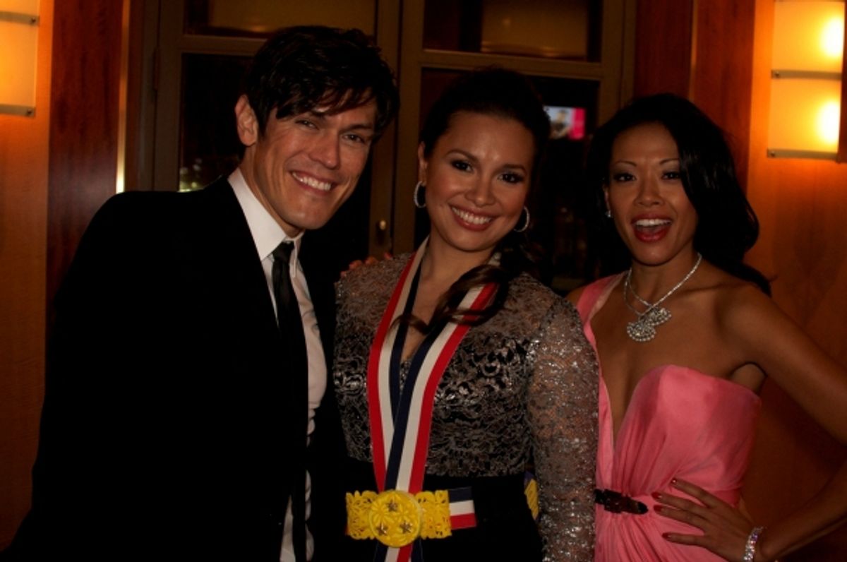 MiG Ayesa, Lea Salonga, J. Elaine Marcos
 at 