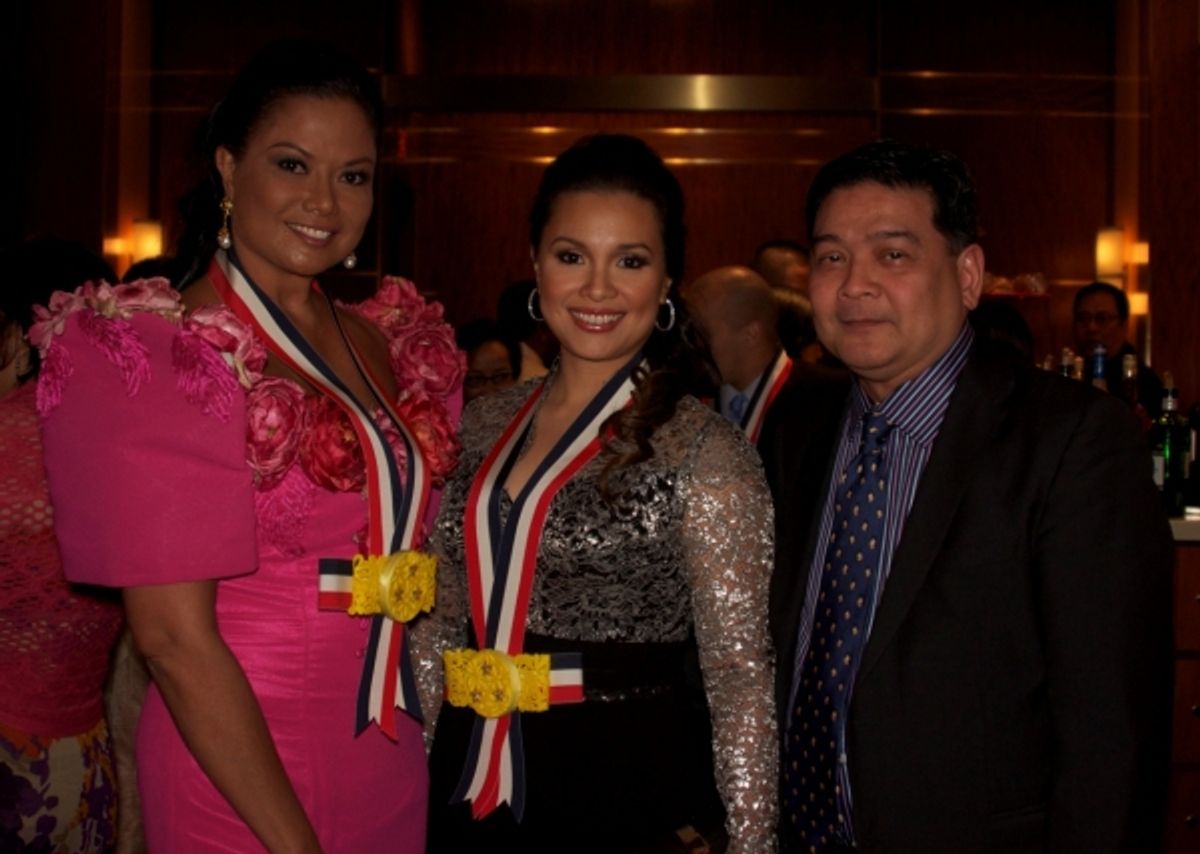 Bessie Badilla, Lea Salonga, Edwin Josue at 