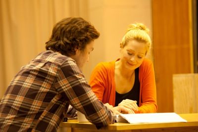 Tom Burke (Greg) and Sian Brooke (Steph) Photo