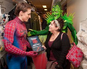 Reeve Carney, Jacqueline Morelli and Patrick Page Photo