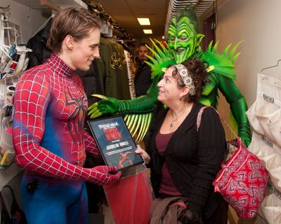Reeve Carney, Jacqueline Morelli and Patrick Page Photo
