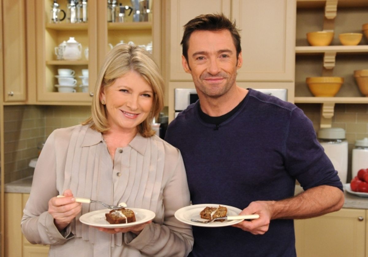Martha Stewart and Hugh Jackman at 