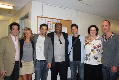 Andy Blankenbuehler, Amanda Green, Lin-Manuel Miranda, Leslie David Baker, Tom Kitt,  Photo