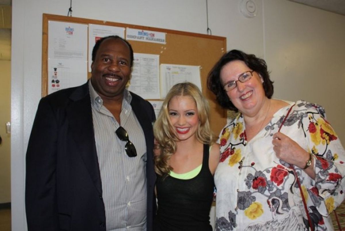 Leslie David Baker, Elle McLemore, Phyllis Smith at 