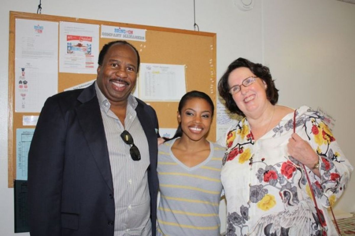 Leslie David Baker, Melody Mills, Phyllis Smith at 